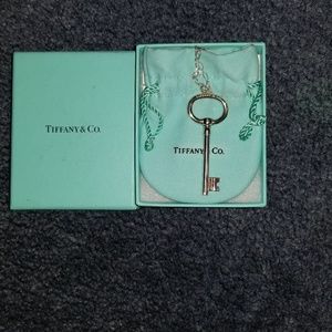 Tiffany & Co. Sterling Silver Key Necklace